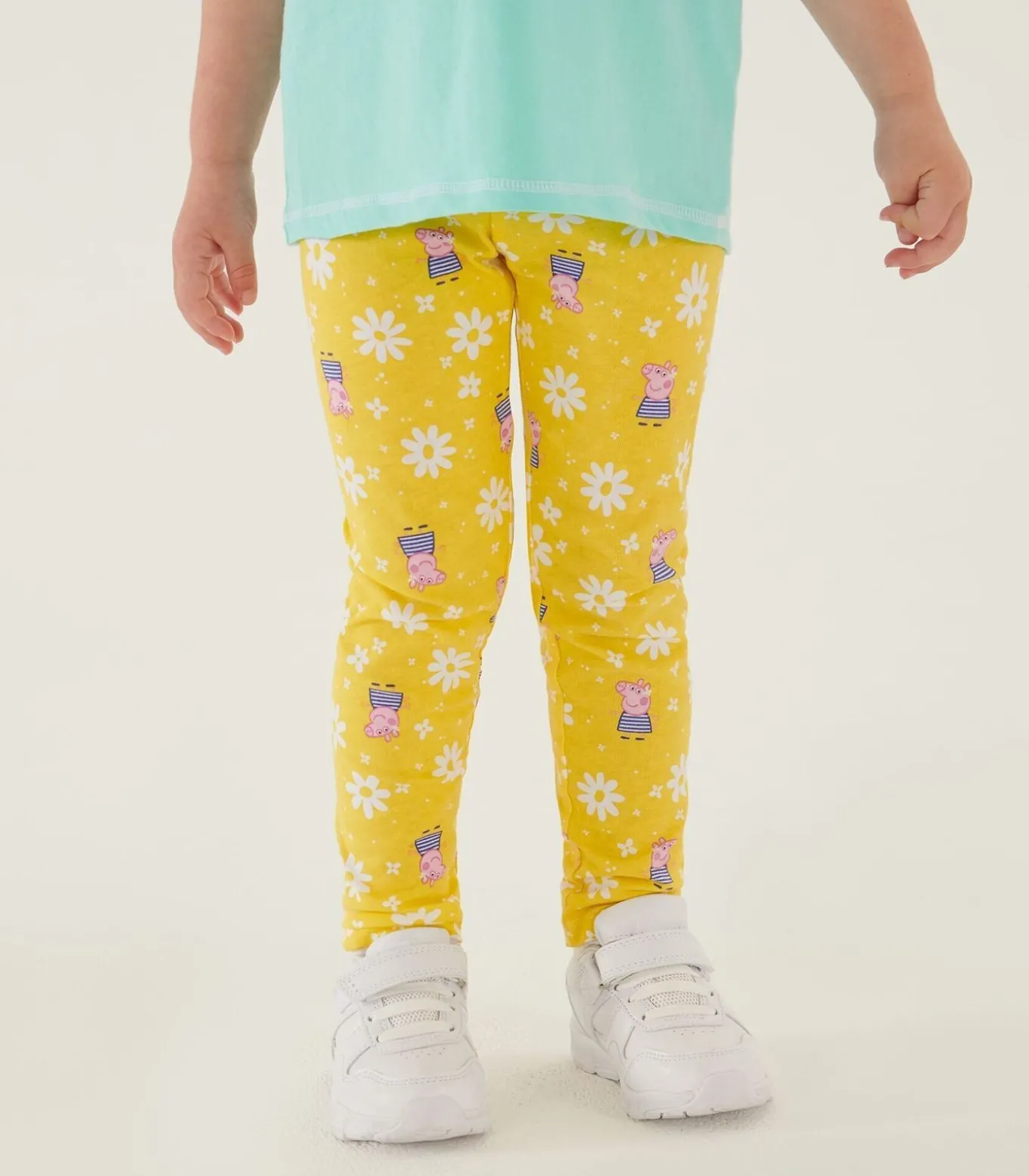 DAISY - Leggings - Geel