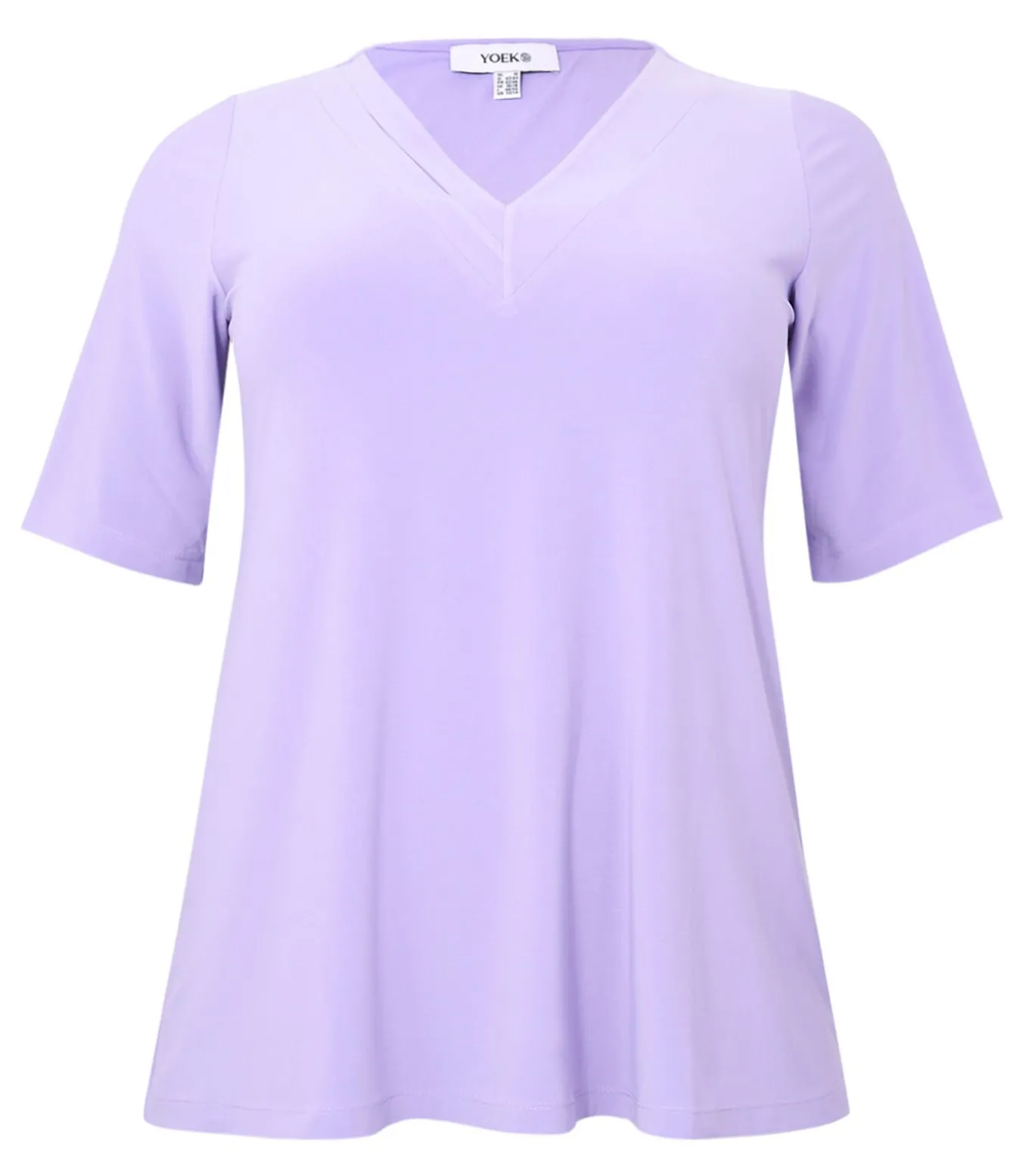 Dames T-shirt met v-hals