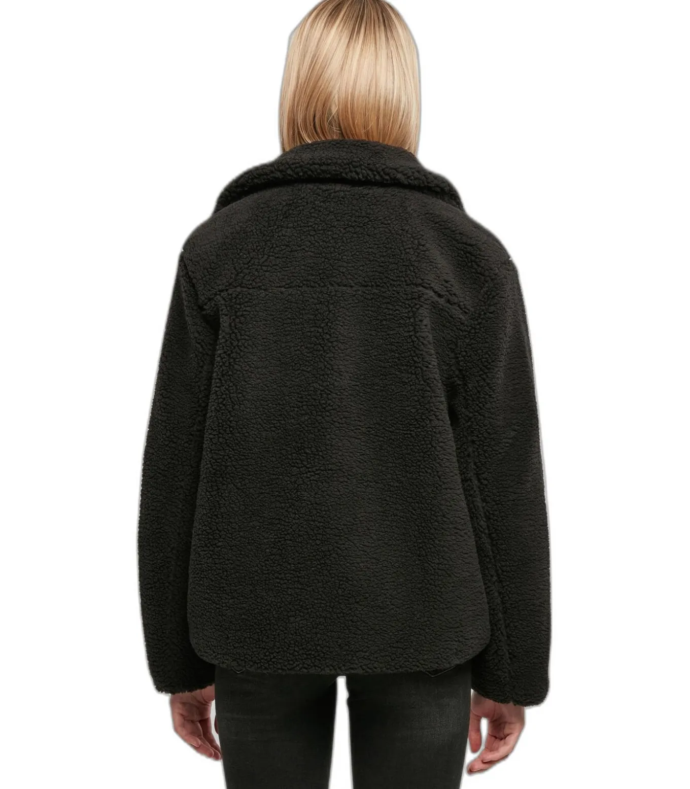 Damesfleece met sherpa