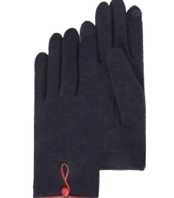 Dameshandschoenen in wol Navy