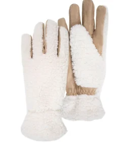 Dameshandschoenen sherpa crème