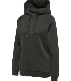 Dameshoodie met rits red Heavy