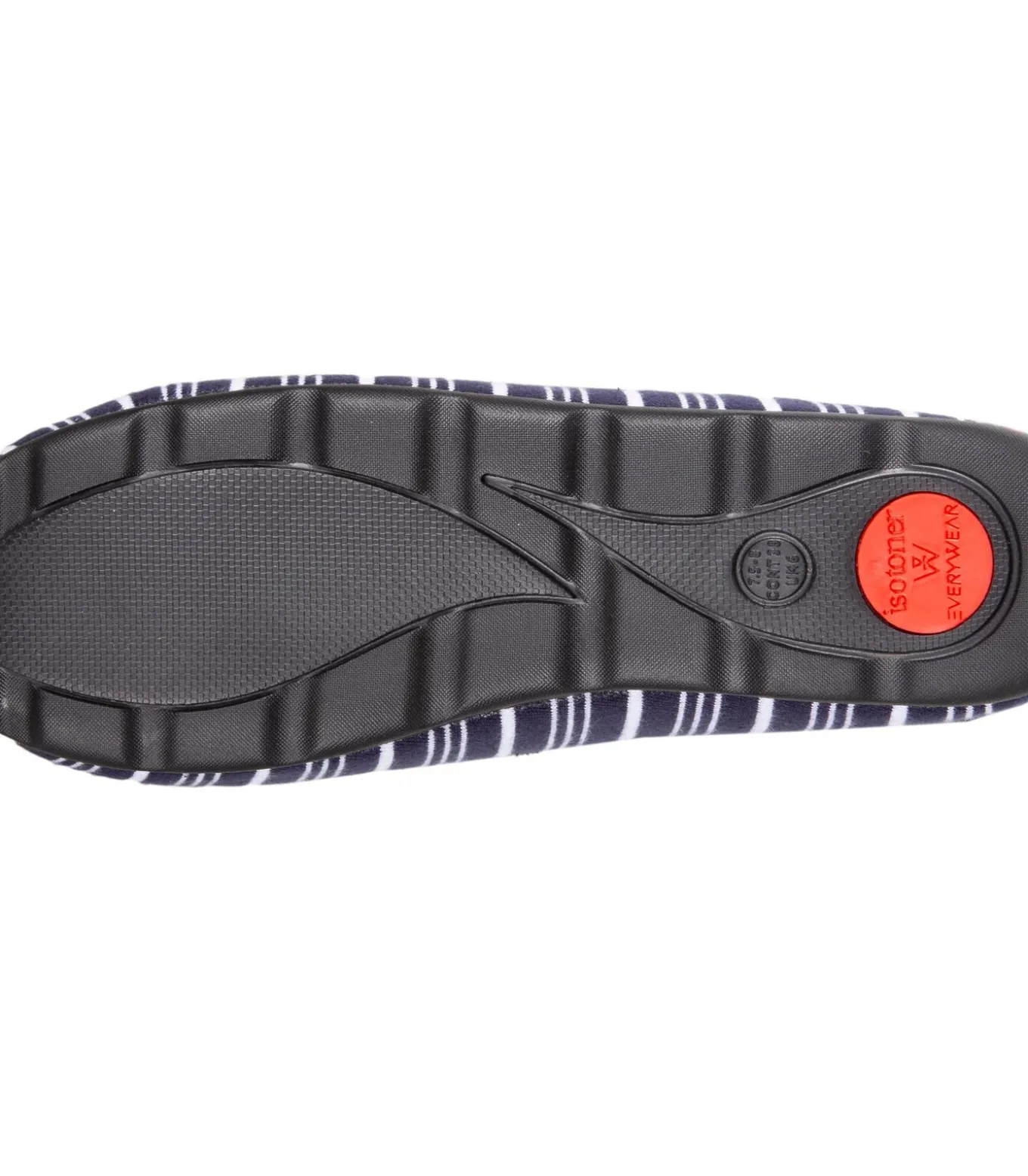 Damesslippers charentaise Gestreept