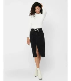 Dames-T-shirt Emma met lange mouwen - Col Montant