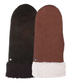 Dameswanten van cognac imitatiebontleder