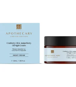 DB Cranberryolie en Jeneverbesolie Nachtcrème + DB Houtskool en Pittige Vruchten Masker Behandeling