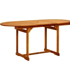 7-delige Tuinset massief acaciahout