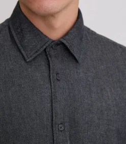 Denim overhemd in de vorm van