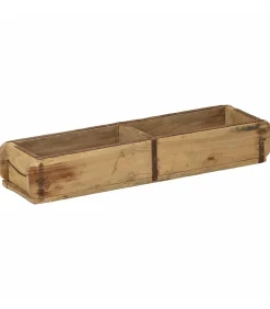 Dienblad met opslag 4 pcs Bruin 60.5 x 15 x 9 cm