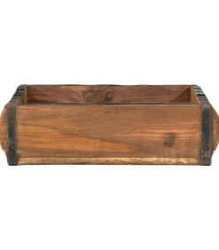 Dienblad met opslag Bruin 31 x 29 x 10 cm