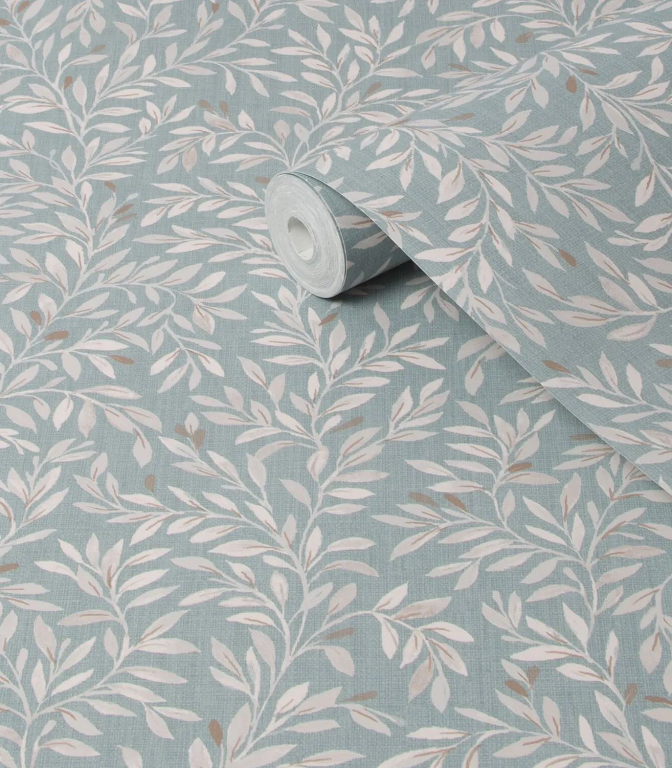 Ditsy Leaf Blauw 10mx52cm