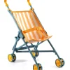 Djeco accessoires Sunshine wandelwagen - poppenbuggy 54 cm geel