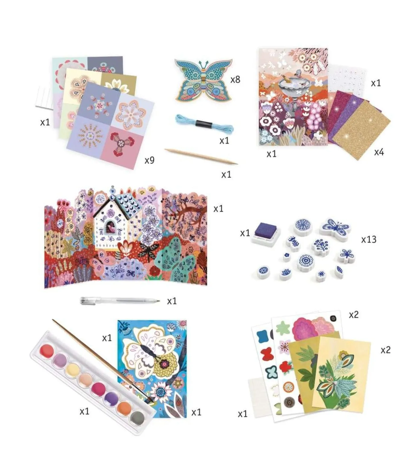 Djeco multi-activiteitendozen Flower Box