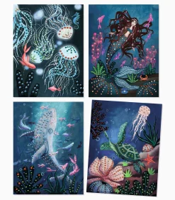 Djeco schilderen knutselset Abysses - creatief speelgoed FSC MIX