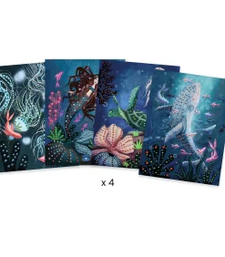 Djeco schilderen knutselset Abysses - creatief speelgoed FSC MIX