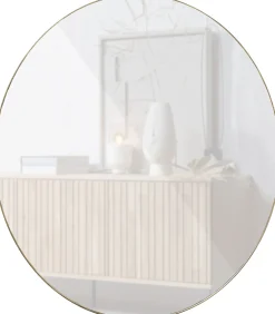 Doutzen Spiegel - Metaal - Goud - 115x115x5