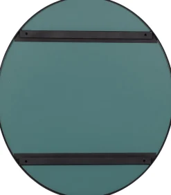 Doutzen Spiegel - Metaal - Zwart - 80x80x5