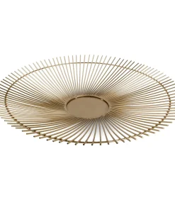 Draadmand 40xH5cm goud twisted Iris