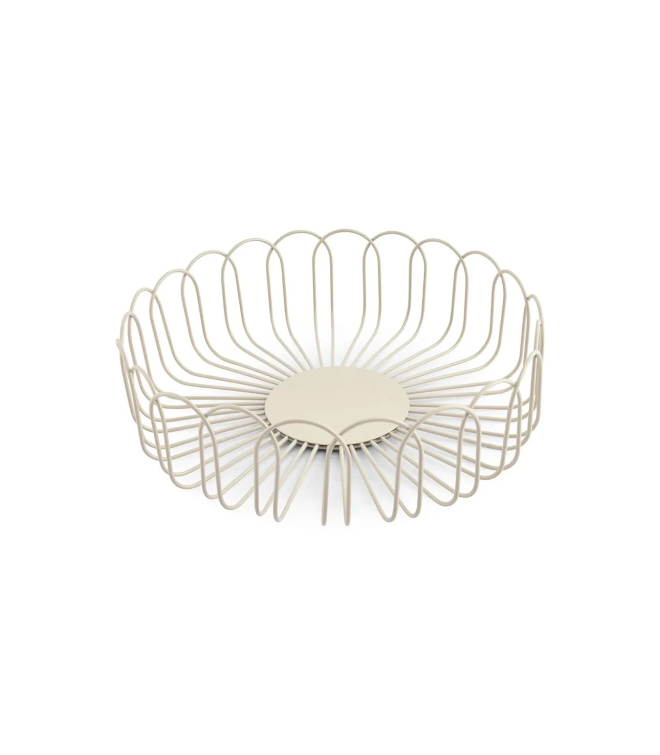 Draadmand 26,5xH7,5cm grijs Flores