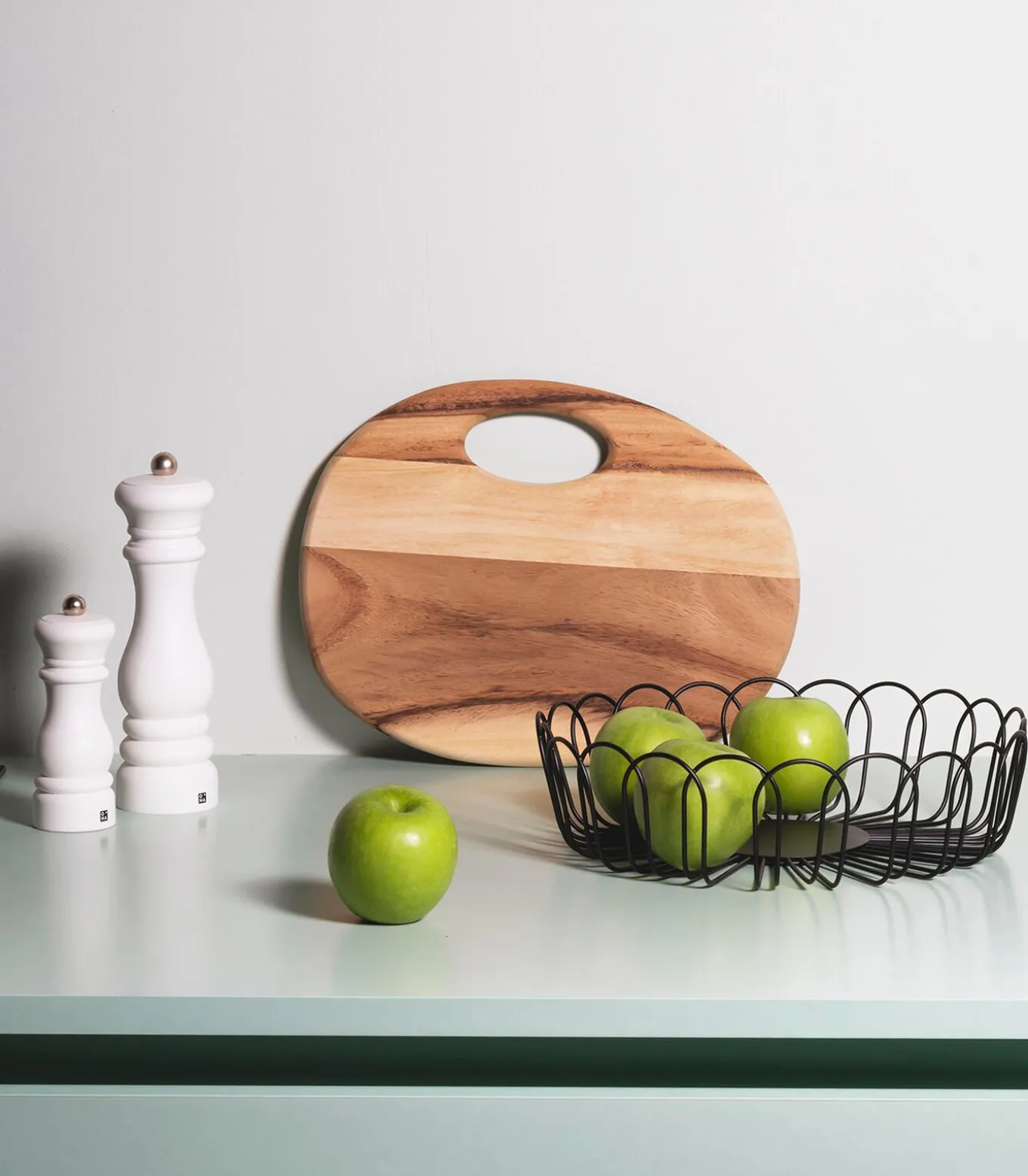 Draadmand 26,5xH7,5cm zwart Flores