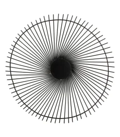 Draadmand 40xH5cm zwart twisted Iris