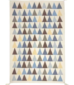 Driehoek wollen tapijt