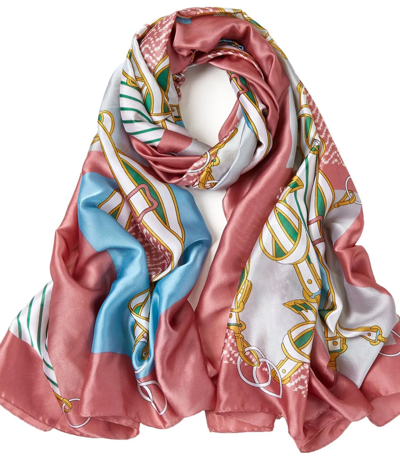 Easy Belts Zijden Stola - Roze / 180x90cm / 100% Zijde