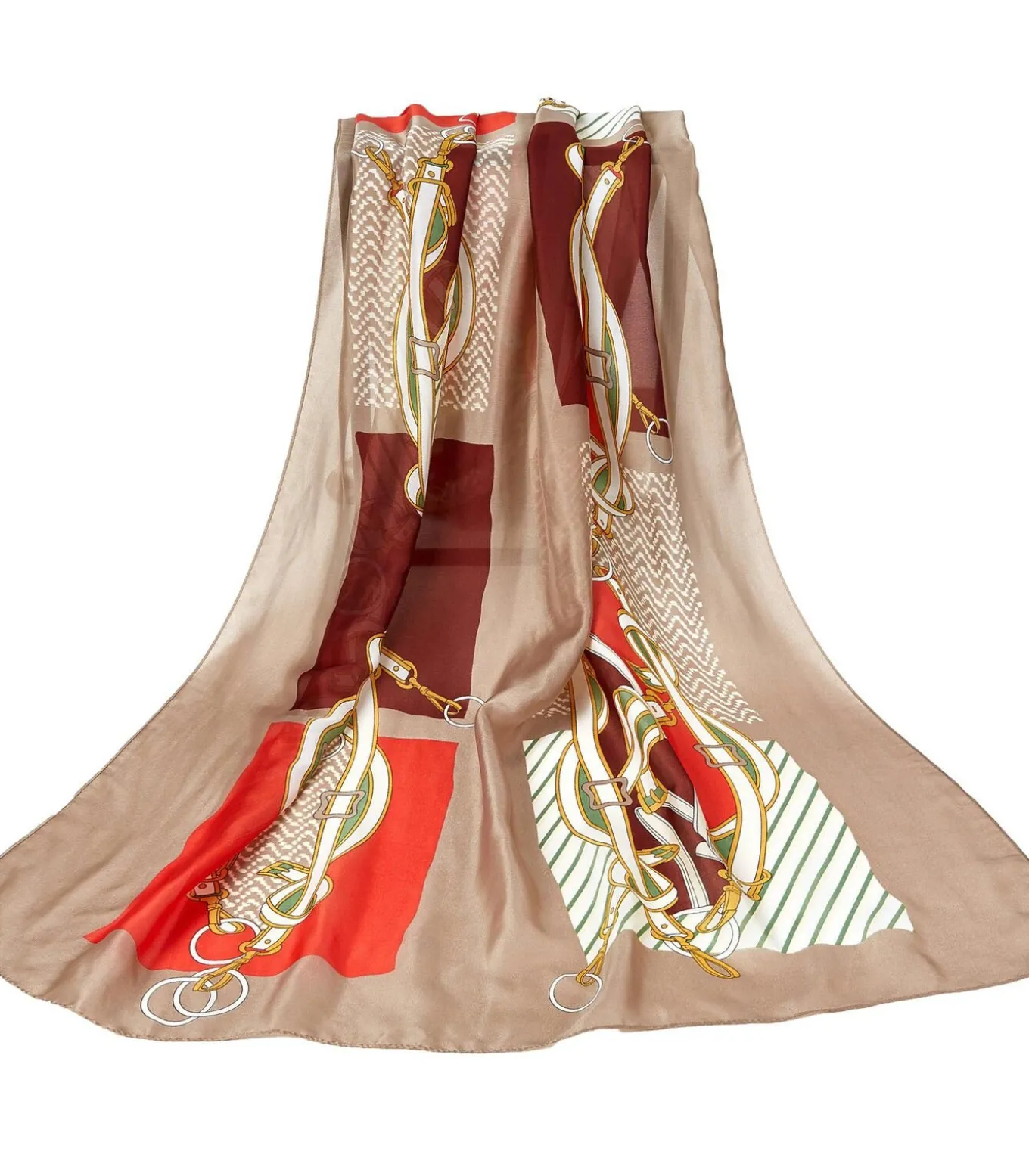 Easy Belts Zijden Stola - Roze / 180x90cm / 100% Zijde