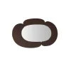 Eda - Ovale spiegel in donker mindihout 115 x 75 cm