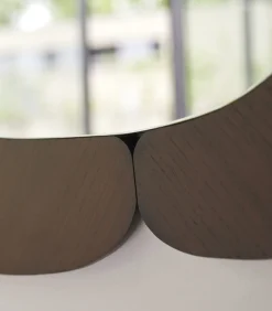 Eda - Ovale spiegel in donker mindihout 115 x 75 cm