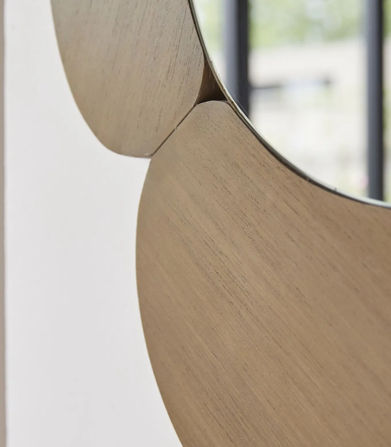 Eda - Ovale spiegel in licht mindihout 115 x 75 cm