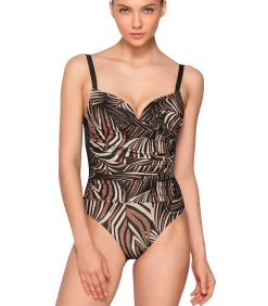 Eendelig voorgevormd balconette zwempak MARTINI