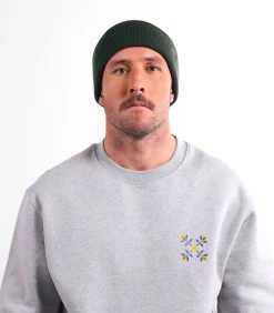 Effen muts met boord CRAIG