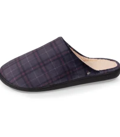 Ergo pantoffels zwart Tartan