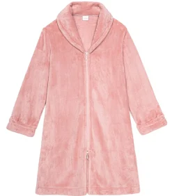 ESSENTIEL H56B molton pluche kamerjas met rits