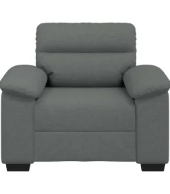 Fauteuil 60 cm stof donkergrijs