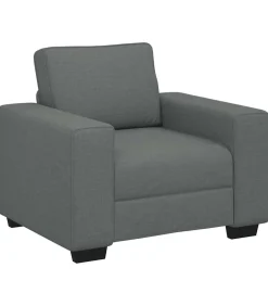 Fauteuil 60 cm stof donkergrijs