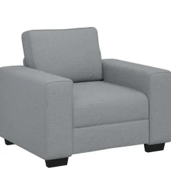 Fauteuil 60 cm stof lichtgrijs
