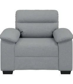 Fauteuil 60 cm stof lichtgrijs