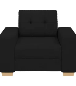 Fauteuil 60 cm stof zwart