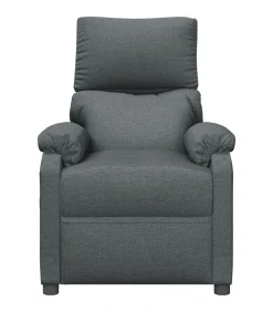 Fauteuil verstelbaar stof donkergrijs