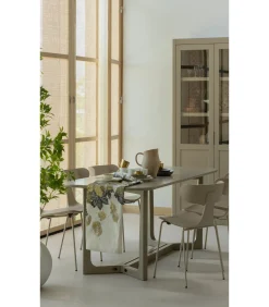 Ferion Eettafel - Mango Hout - Mud - 76x240x90