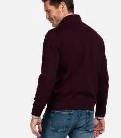 Fijngebreid katoen-cashmere trui - Dark Mauve