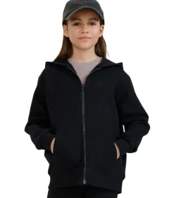 4FJWMM00TSWSF1861 - Trui met kap Met Volledige Ritssluiting - Zwart