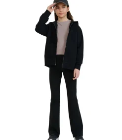 4FJWMM00TSWSF1861 - Trui met kap Met Volledige Ritssluiting - Zwart