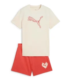 Flaming Love Tee And Shorts Set G