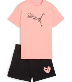 Flaming Love Tee And Shorts Set G