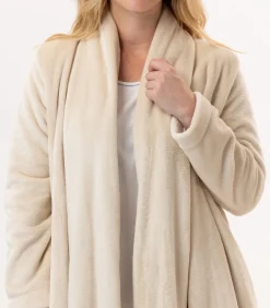 Flanellen pluche jas ESSENTIEL H55B