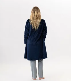 Flanellen pluche jas ESSENTIEL H55B