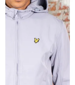 Fleece back softshell - ash lilac